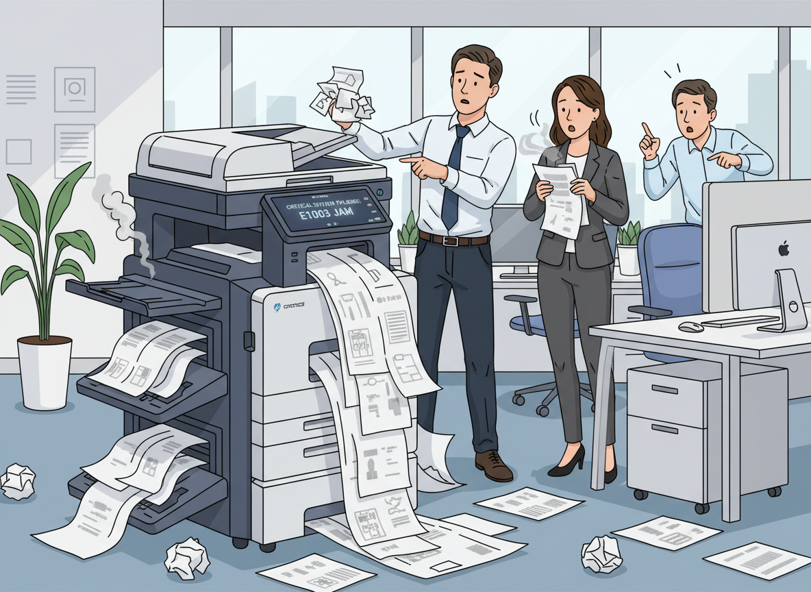 5 Signs your office copier needs immediate attention