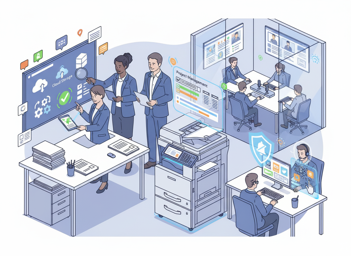 10 ways to boost office productivity with smart technology.