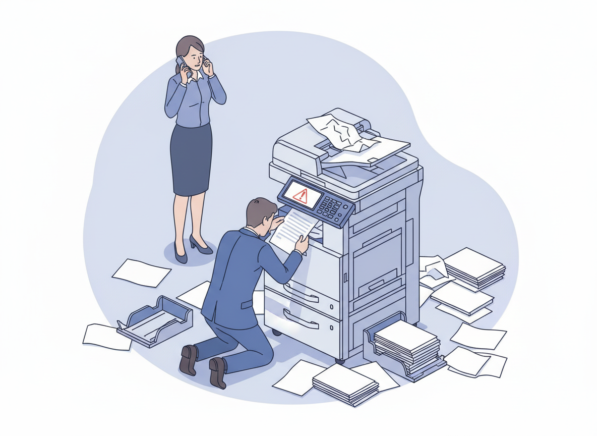 How to handle a copier breakdown: Step by step guide