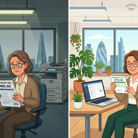 How to reduce office energy bills with smart equipment choices.