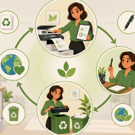 How to create a sustainable office supplies routine