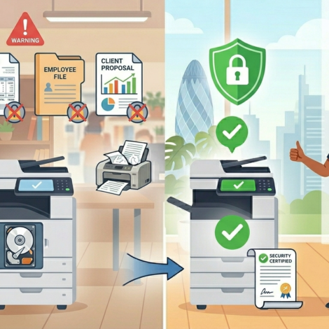 The role of cyber security in office equipment. (You might be surprised)