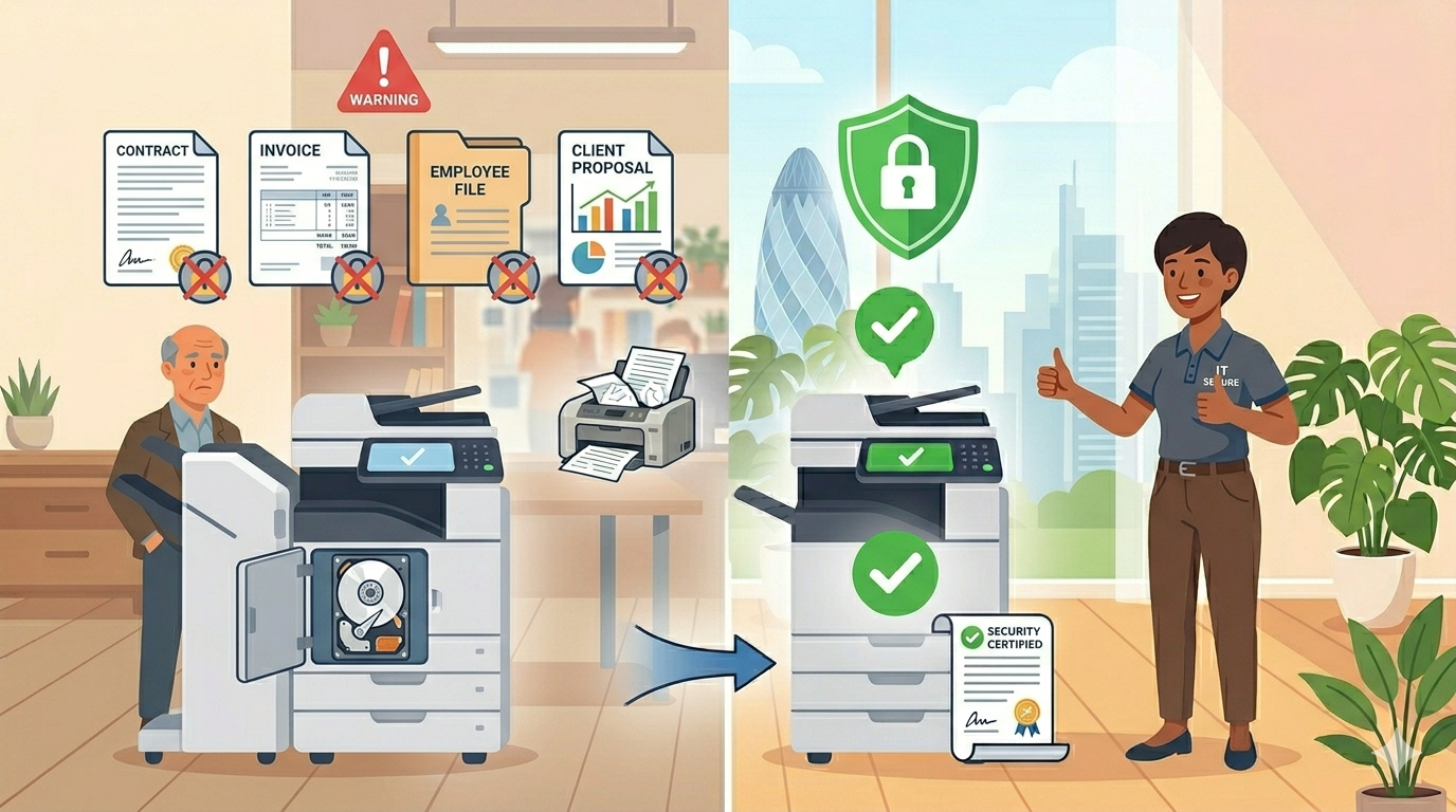The role of cyber security in office equipment. (You might be surprised)