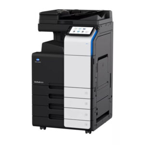 Konica Minolta C250i with optional 4 paper trays